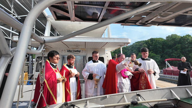 YouTube video: Blessing the Boat for a safe voyage