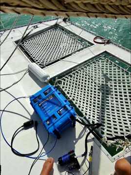 Sea Water Pro Mini test - portable desalinator. Test on a sailboat.